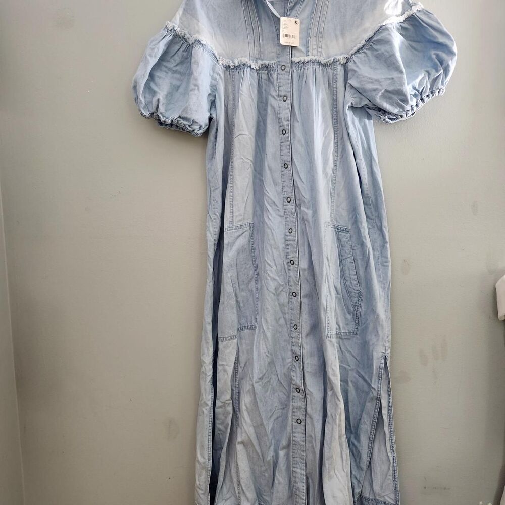 *NWT Free People On The Road Denim Dress - S